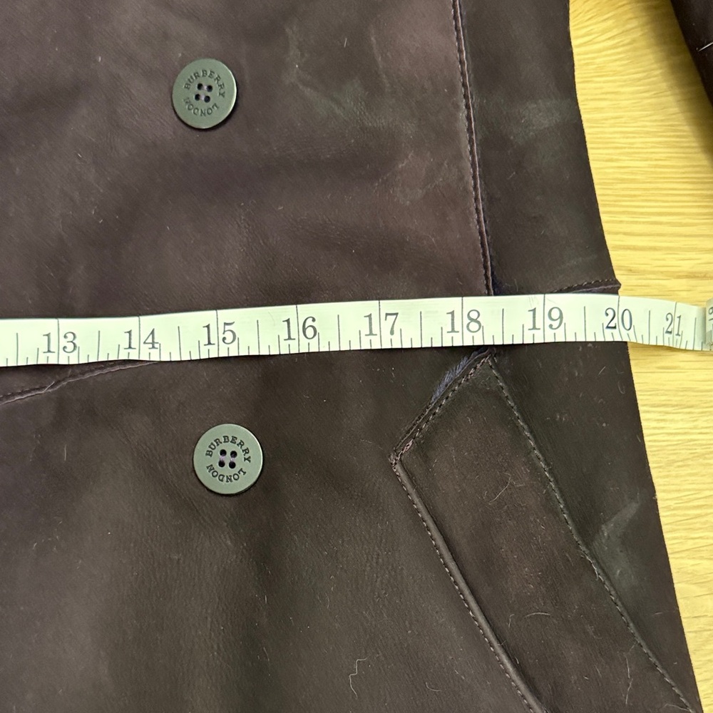 Burberry Plum and Purple Shearling Sheepskin Coat - Picture 12 of 15